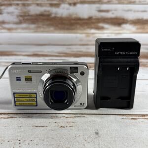 Sony Cyber-Shot DSC-W150 8.1MP Digital Camera Silver Good Working Condition